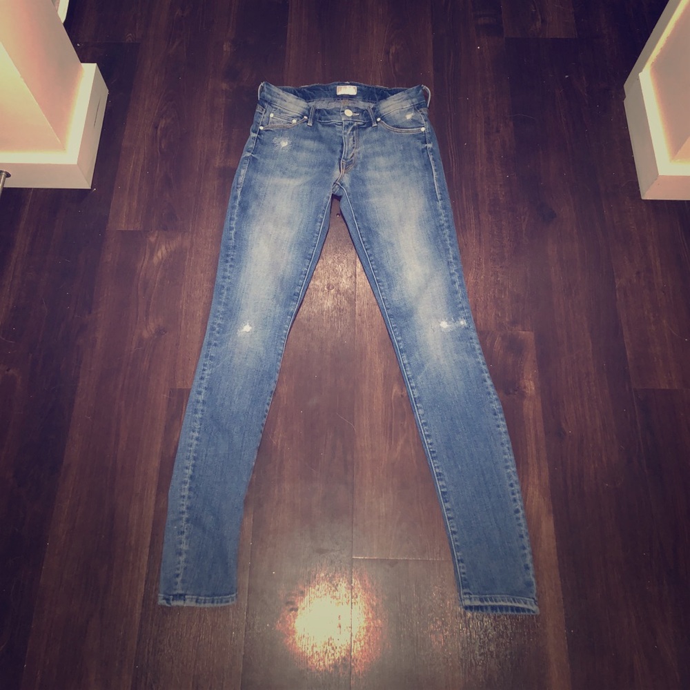 Skinny MOTHER jeans—24R medium wash